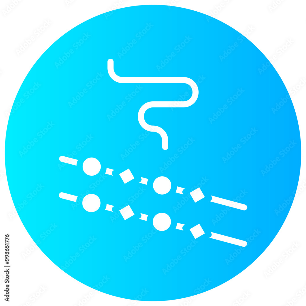 skewers round glyph vector icon skewers round glyph vector icon
