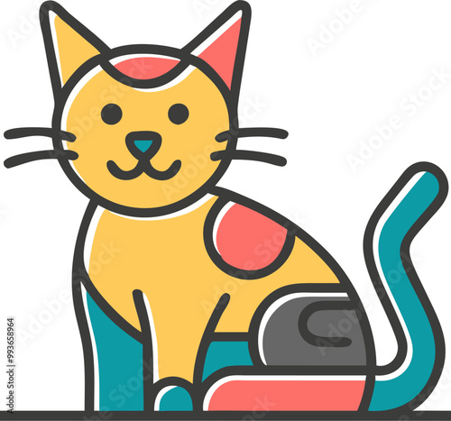 kucing, icon offset fill