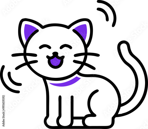 translated cat voice, icon offset fill
