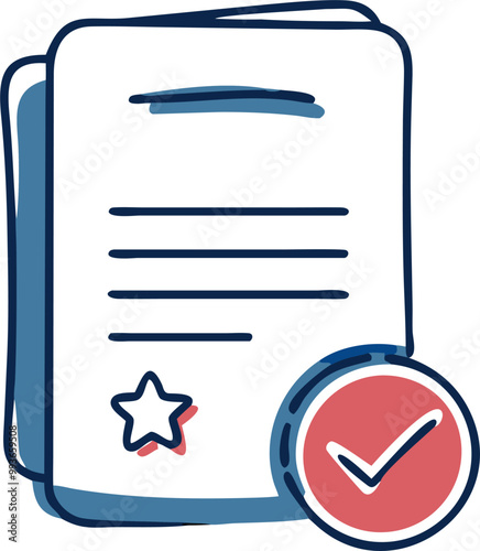 agreement, icon doodle offset fill