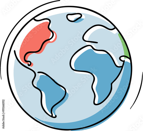 globuse, icon doodle offset fill