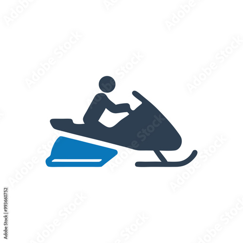 Cross Country Skier Icon, Ski patrol icon