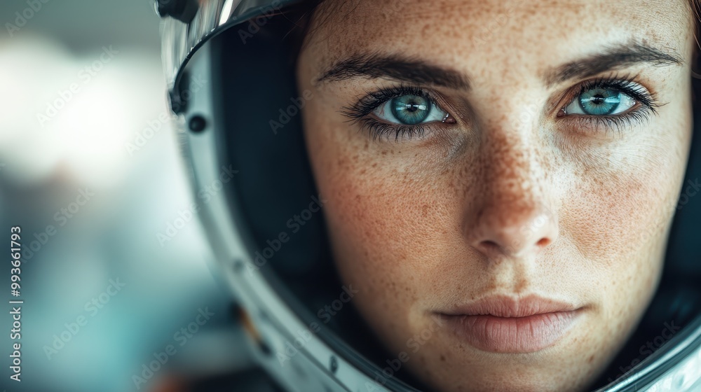 The image shows a determined racer in a helmet, displaying a fierce gaze and passion for speed and competition in motorsport, capturing focus and intensity. The image shows a determined racer in a helmet, displaying a fierce gaze and passion for speed and competition in motorsport, capturing focus and intensity.