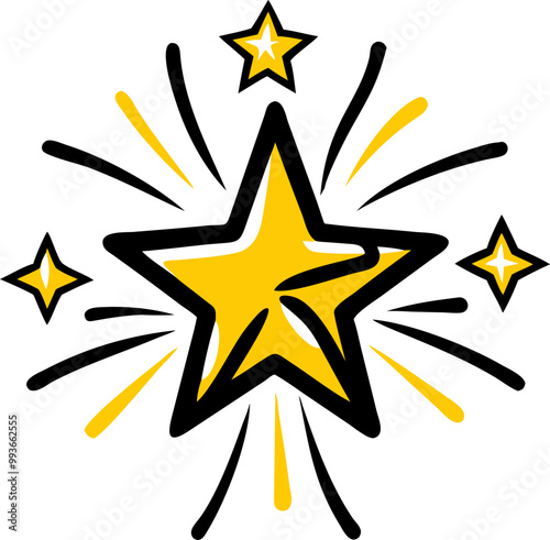 a shining star in the center with a soft pastel background, symbolizing excellence in self-care,