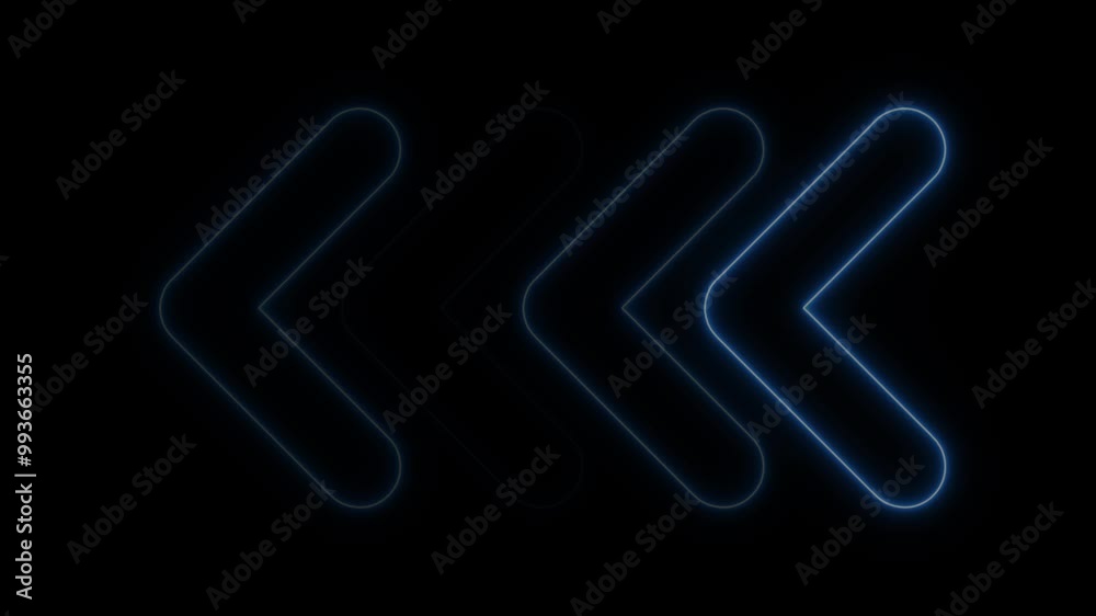 Glowing neon arrow loading icon Glowing neon arrow loading icon