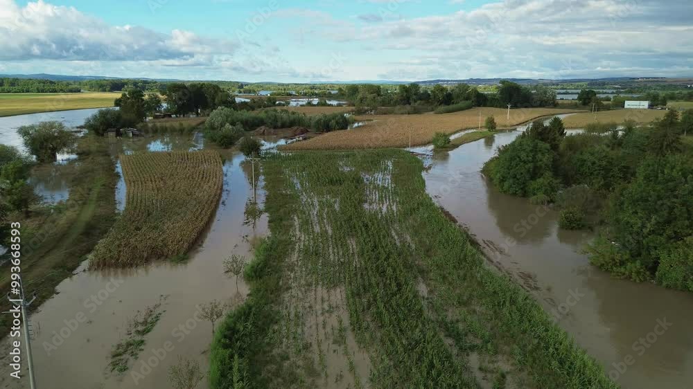 flood damage, flooded fields after hurricane flood damage, flooded fields after hurricane
