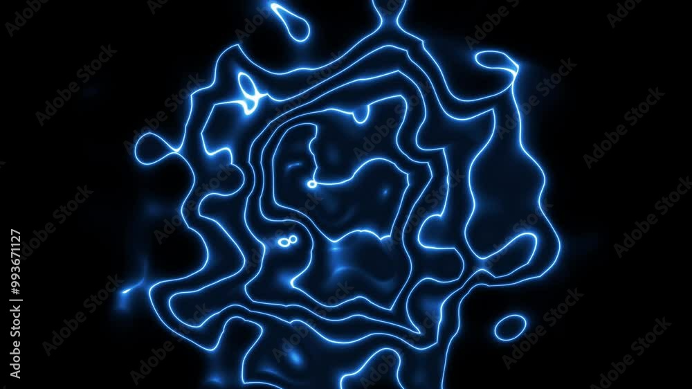 Wavy liquid neon lines pattern seamless animation Wavy liquid neon lines pattern seamless animation