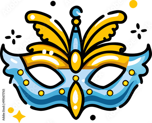a large exotically gorgeous butterfly venetian-themed mask made of stunning feathers and colored