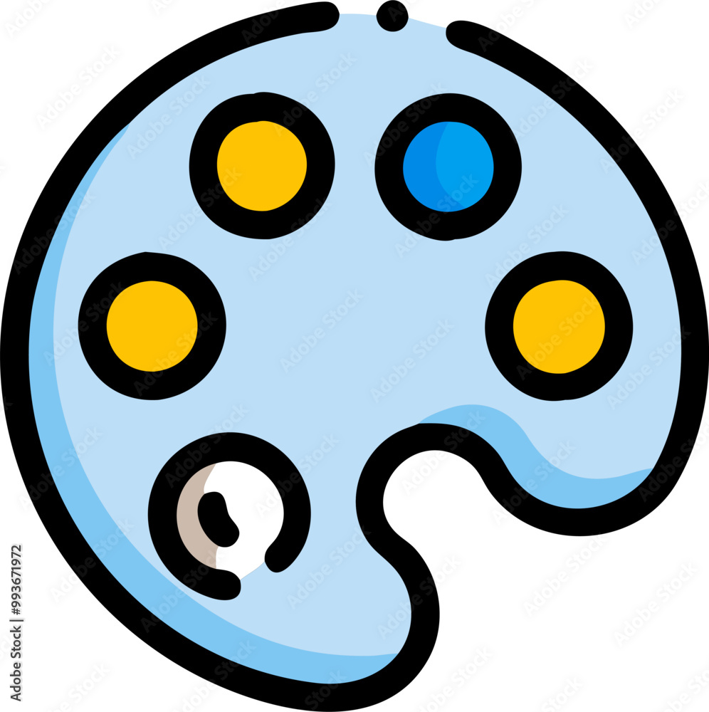 palets, icon broken line