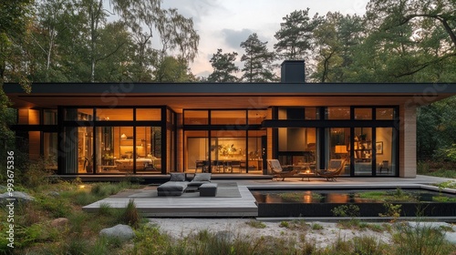 Modern House in the Woods