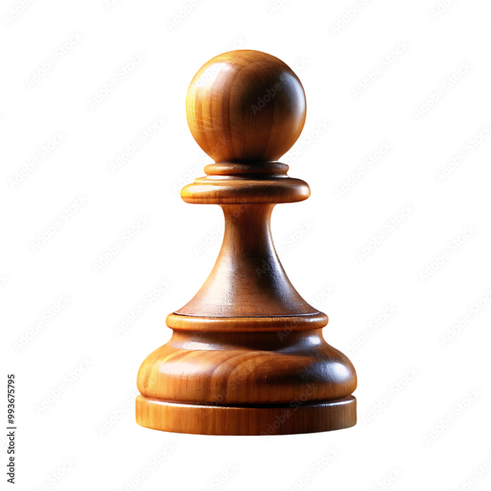 Wooden pawn chess piece Wooden pawn chess piece