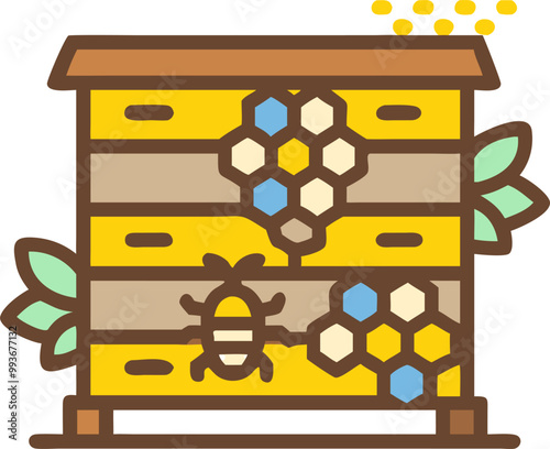 bee farm, icon