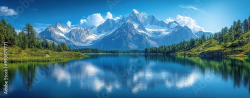 Mountain Lake Reflection