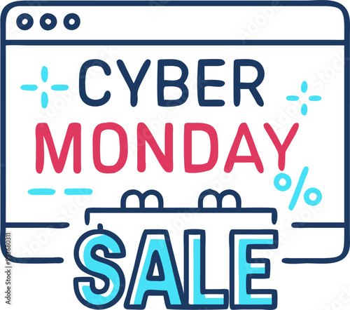 cyber monday, icon