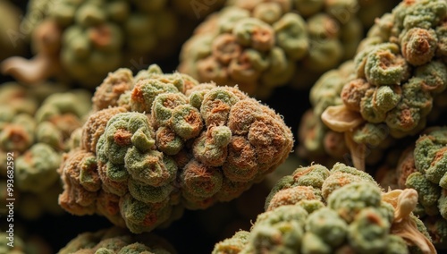 Dried marijuana flower for medicinal use photo