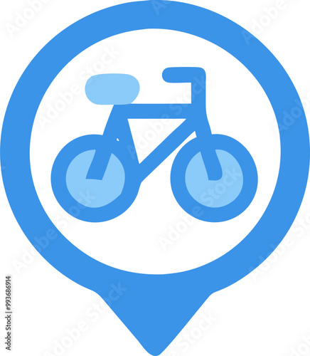 bike sharing icon flat, icon
