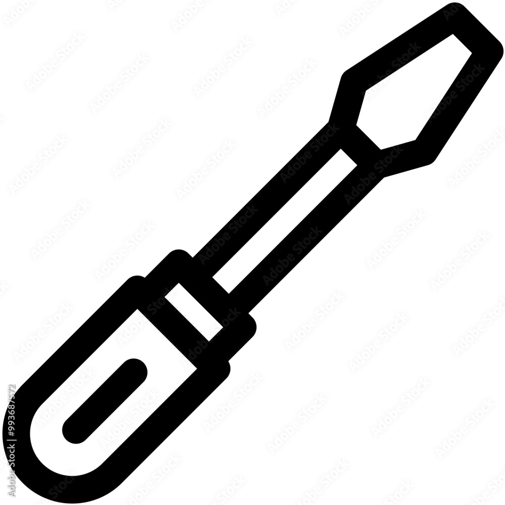 Screwdriver icon vector illustration concept for Business Startup Screwdriver icon vector illustration concept for Business Startup