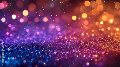 Shimmering festive glitter wallpaper with vibrant colors and bright sparkles background