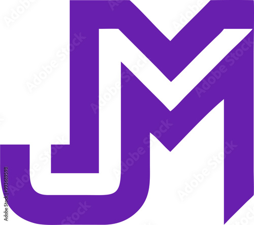 logo con iniciales jm, icon