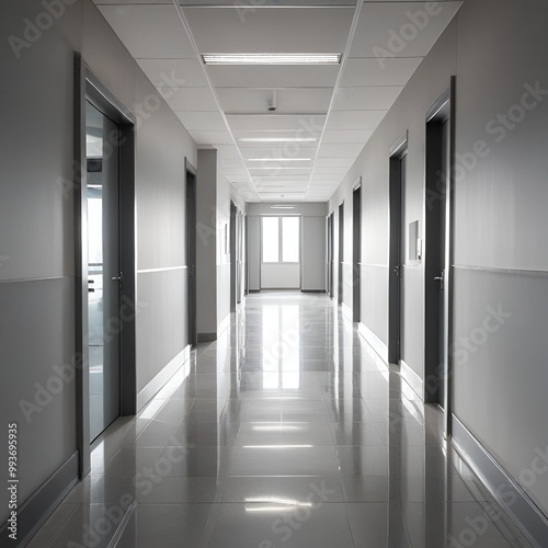 corridor in the office