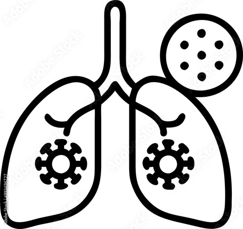 pulmonology, icon