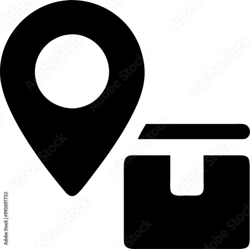 pick-up point, icon