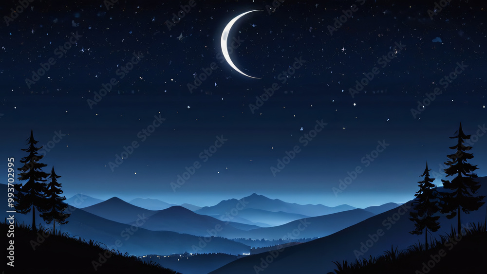 Fototapeta premium landscape with mountains