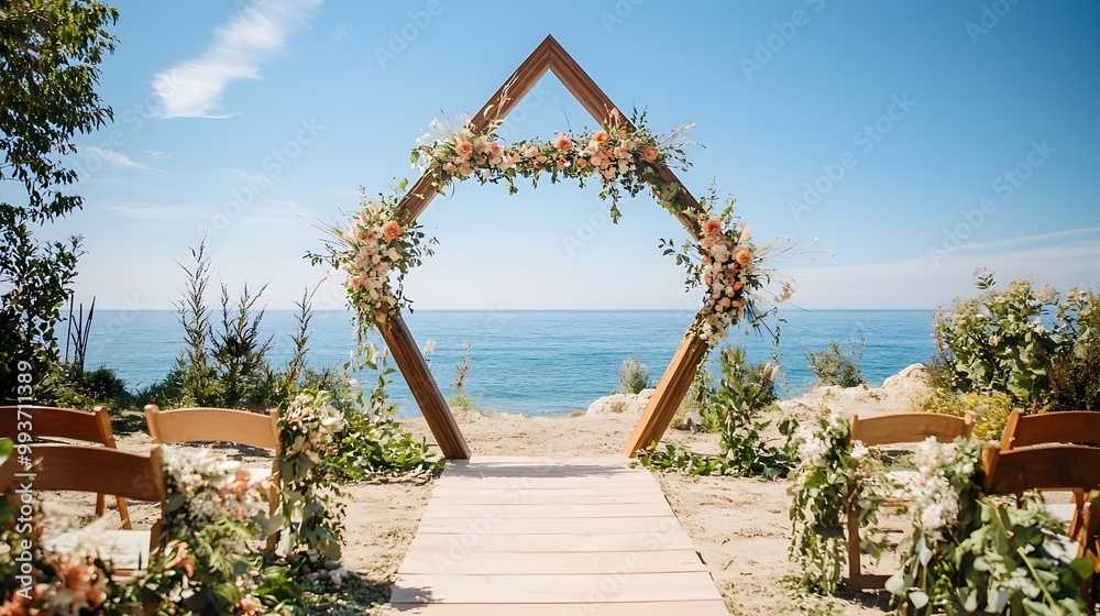 Personalized Wedding Arch Backdrop with Elegant Signage for Unique Ceremony Setting Personalized Wedding Arch Backdrop with Elegant Signage for Unique Ceremony Setting