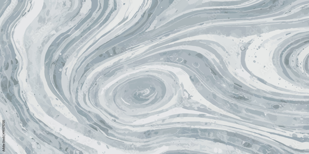 Vector abstract soft blue and silver print sea water and ocean marble texture background. Vector abstract soft blue and silver print sea water and ocean marble texture background.