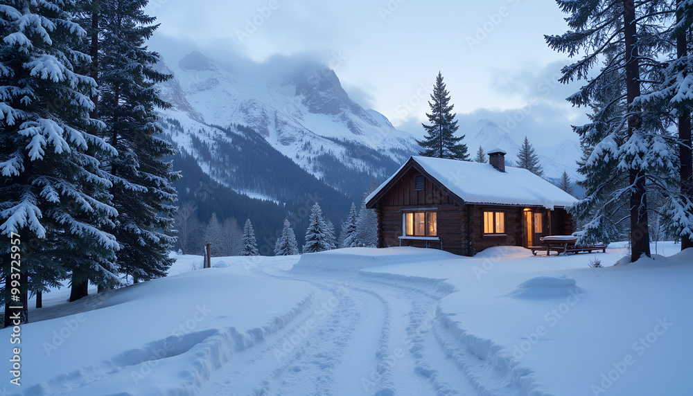 Norwegian Winter Cabin Norwegian Winter Cabin