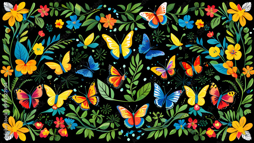 seamless floral pattern with flowers seamless floral pattern with flowers
