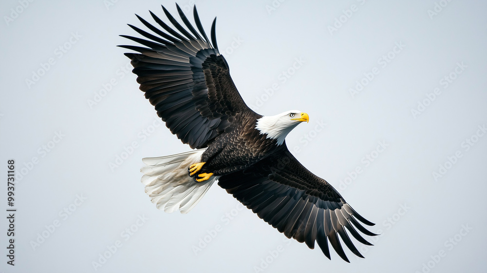 American Bald Eagle Symbolizing Strength and Freedom American Bald Eagle Symbolizing Strength and Freedom
