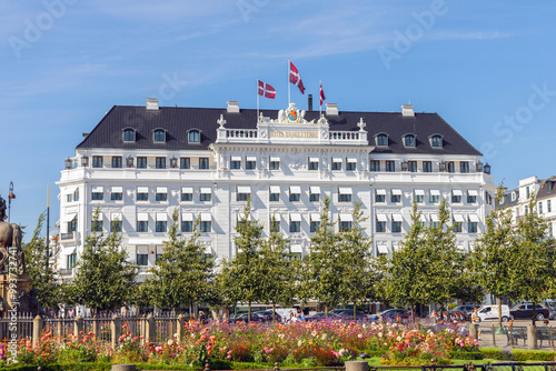 Photography Hotel D'angleterre at the King's New Square in Copenhagen, Denmark