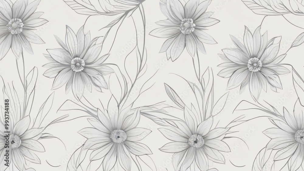 seamless pattern with flowers seamless pattern with flowers