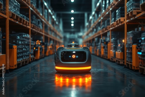 Autonomous Robot Navigating a Warehouse