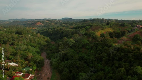 Pueblo de manabao en jarabacoa republica dominicana photo