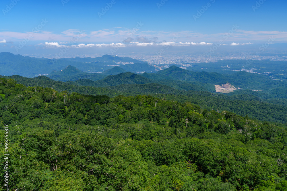 空沼岳登山 山頂からの景色 札幌市の絶景 空沼岳登山 山頂からの景色 札幌市の絶景