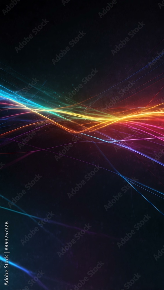Abstract background with glowing lines. Abstract background with glowing lines.