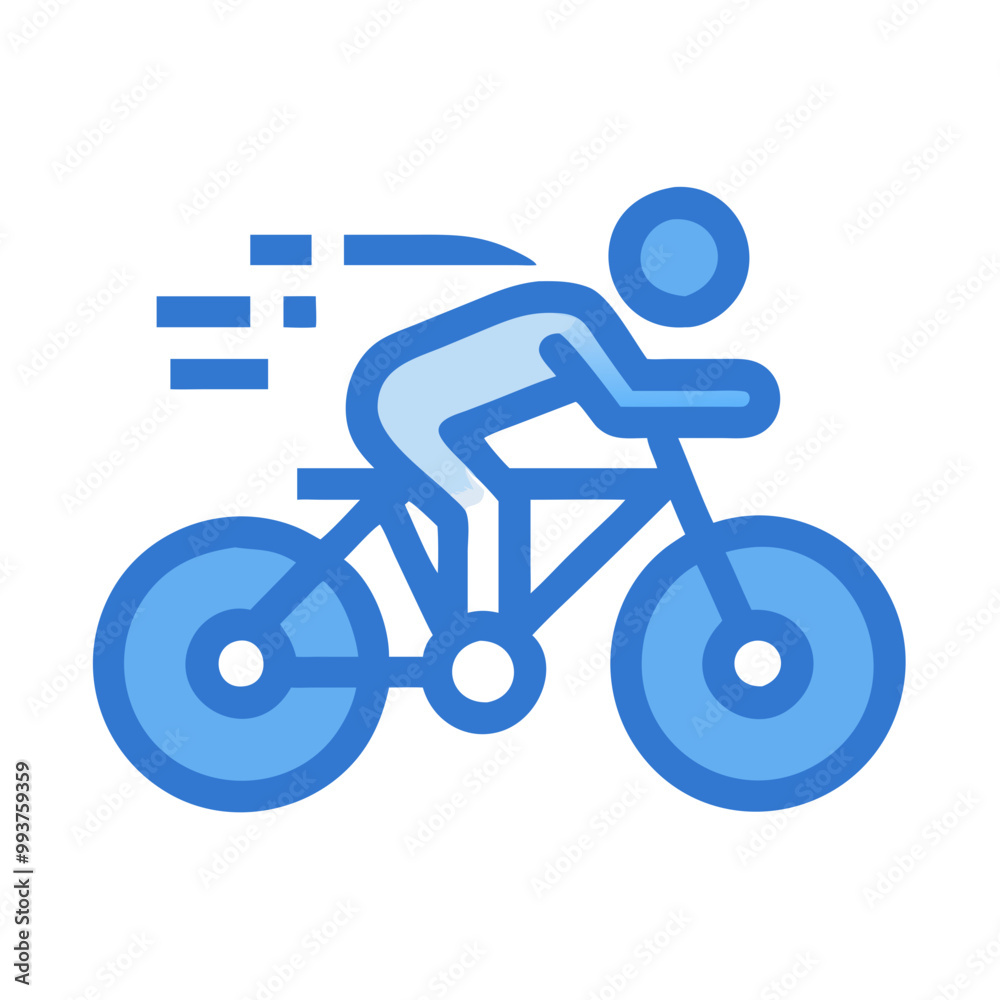Cyclist icon. cyclist on motion. icon related to speed, sport. suitable for web site, app, user interfaces, printable etc. Flat line icon style. Simple vector design editable stock illustration Cyclist icon. cyclist on motion. icon related to speed, sport. suitable for web site, app, user interfaces, printable etc. Flat line icon style. Simple vector design editable stock illustration