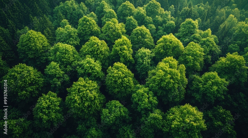 Aerial View of Lush Green Forest Canopy Aerial View of Lush Green Forest Canopy