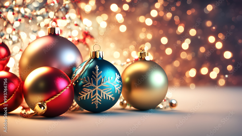 3D Christmas background image with abstract aesthetics. 3D Christmas background image with abstract aesthetics.