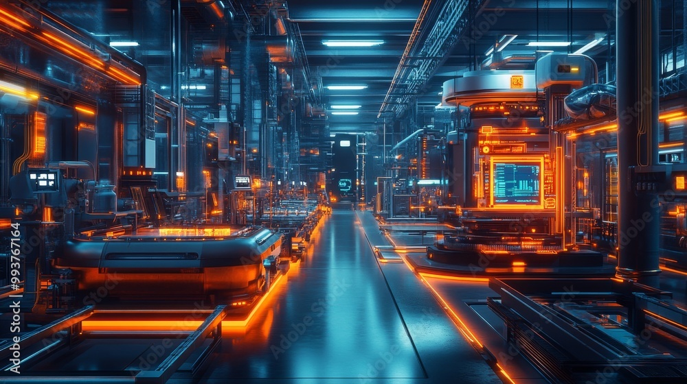 Futuristic Factory. Futuristic Factory.