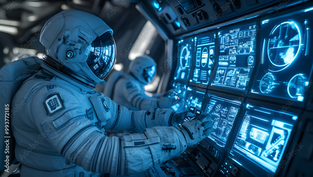 Space Exploration Mission Control - Astronaut in Command design Space Exploration Mission Control - Astronaut in Command design