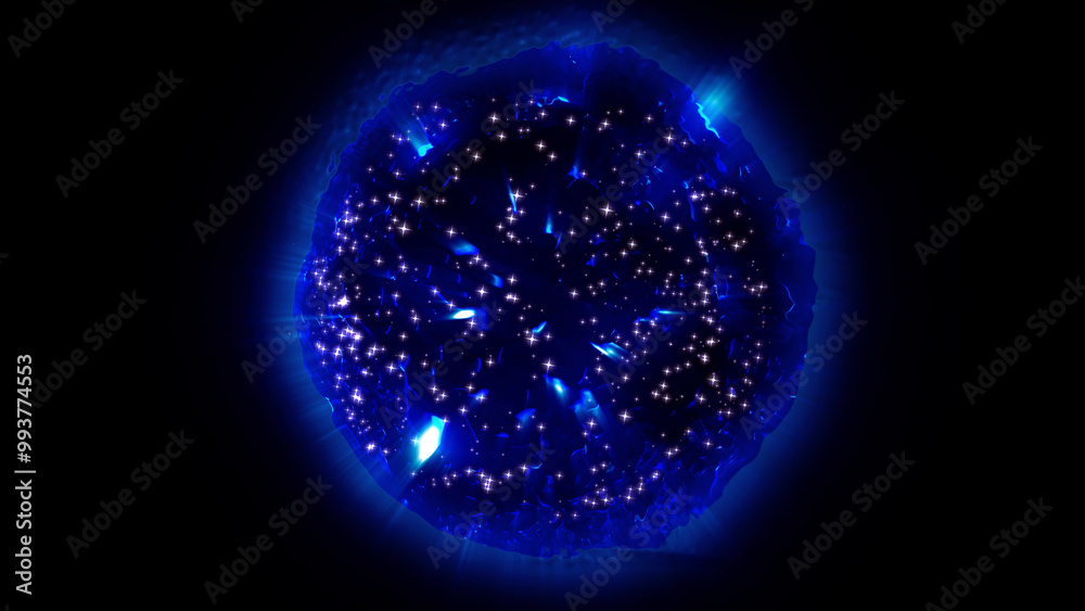 energy sector.Futuristic magical plasma circle glows in space.
energy sector.Futuristic magical plasma circle glows in space.