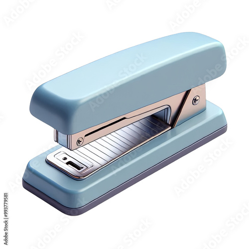 Mini stapler isolated on transparent background