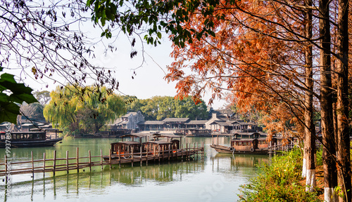 Wuzhen landmarks, China photo