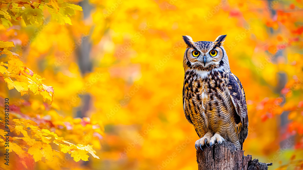 Eine Eule im Herbst Eine Eule im Herbst