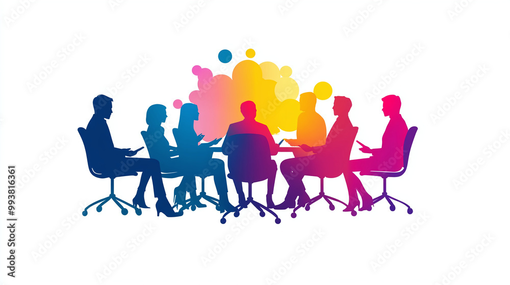 Group Meeting Support Circle - group of people in circle Group Meeting Support Circle - group of people in circle