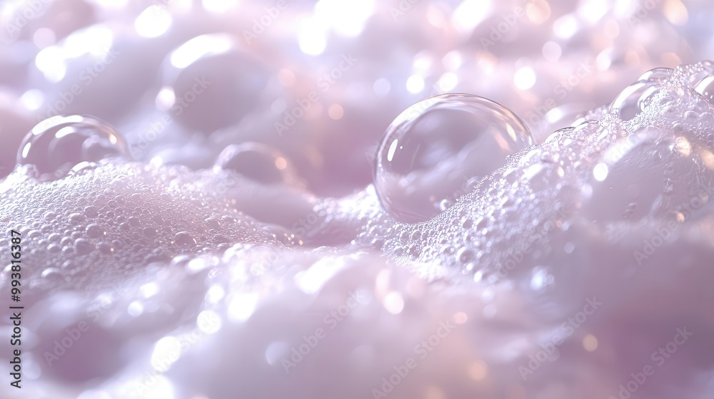 textured abstract image of white soap foam bubbles creating a soft and inviting visual that embodies cleanliness and freshness in a playful composition textured abstract image of white soap foam bubbles creating a soft and inviting visual that embodies cleanliness and freshness in a playful composition