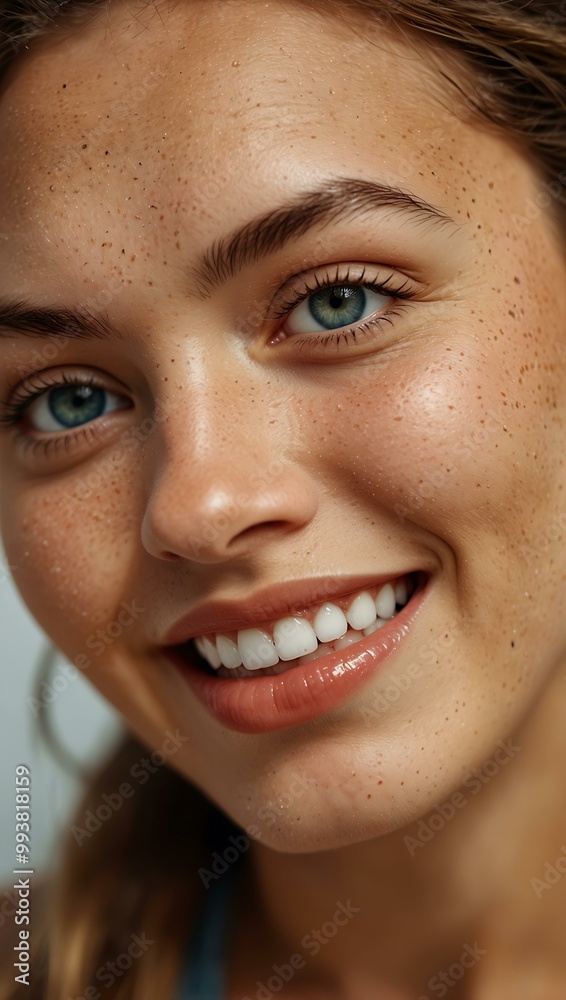 Close-up portrait of a happy woman enjoying herself in summer. Close-up portrait of a happy woman enjoying herself in summer.
